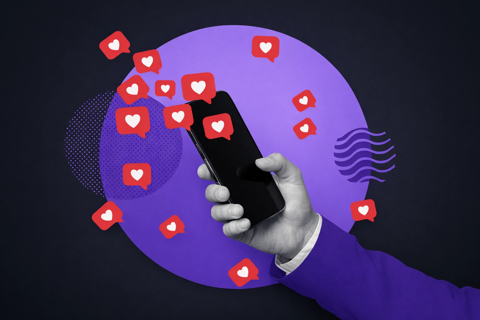 Notificações de redes sociais